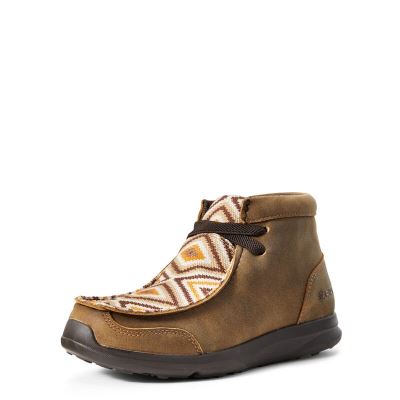 Ariat Spitfire Kahverengi / Bej Rengi Western Csizma Çocuk (25833-009)